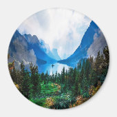 Rustikale Berge Landschaftliche Natur Magnet (Vorne)