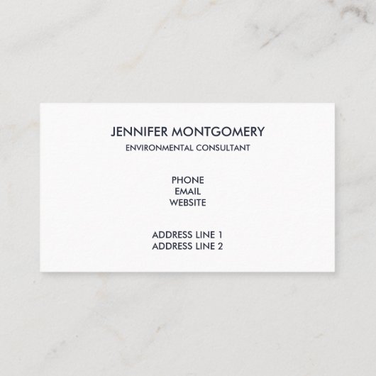 Rustikale Berge Landschaftliche Natur Visitenkarte (Rückseite)