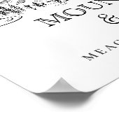 Rustikale Berge & Martinis Camp Bachelorette Poster (Ecke)