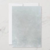 Rustikale Berge Schneesee Malerei Brautparty Einladung (Rückseite)