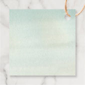 Rustikale Berge Themenwald im Freien Geschenkanhänger (Rückseite)