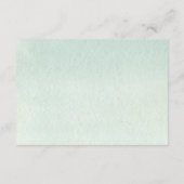 Rustikale Berge und Schneebücher für Baby en Begleitkarte (Rückseite)