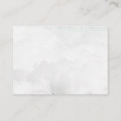 Rustikale Berge und Wälder Wasserfarbe Begleitkarte (Rückseite)