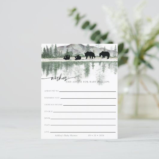 Rustikale Berge | Wünsche für Baby (Stehend Vorderseite)