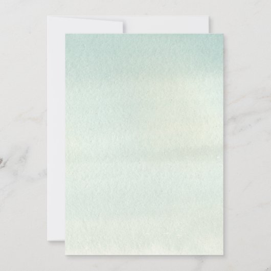 Rustikale Berglandschaft Einladung (Rückseite)