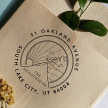 Rustikale Berglandschaft Rücksendeadresse