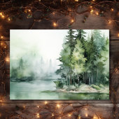 Rustikale Bergseen - Hochzeiten Details Begleitkarte