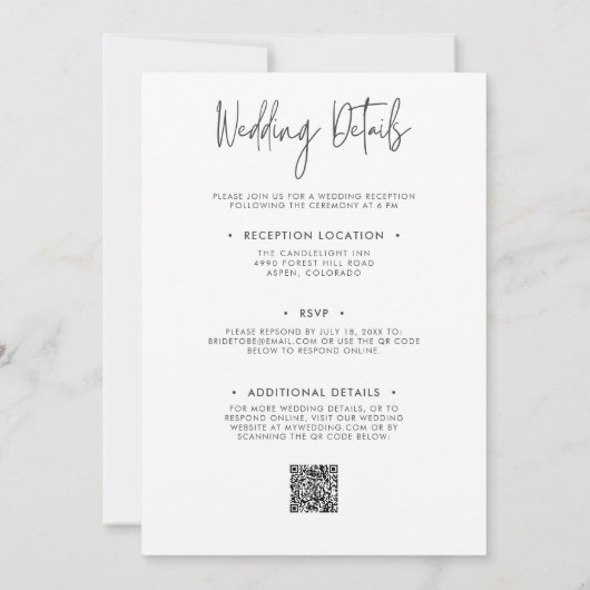 Rustikale Bergseen Landschaft Wasserfarbe Zwei Sei Einladung (Rückseite)