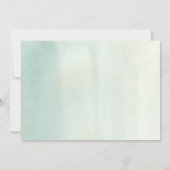 Rustikale Bergwälder ändern das Date-Foto Einladung (Rückseite)