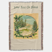 Rustikale Bergwelt Decke (Vorderseite Vertikal)