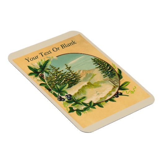 Rustikale Bergwelt Magnet (Rechte Seite)