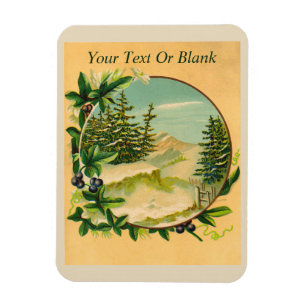 Rustikale Bergwelt Magnet