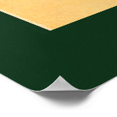 Rustikale Bergwelt Poster (Ecke)