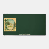 Rustikale Bergwelt Schreibtischunterlage (Vorderseite)