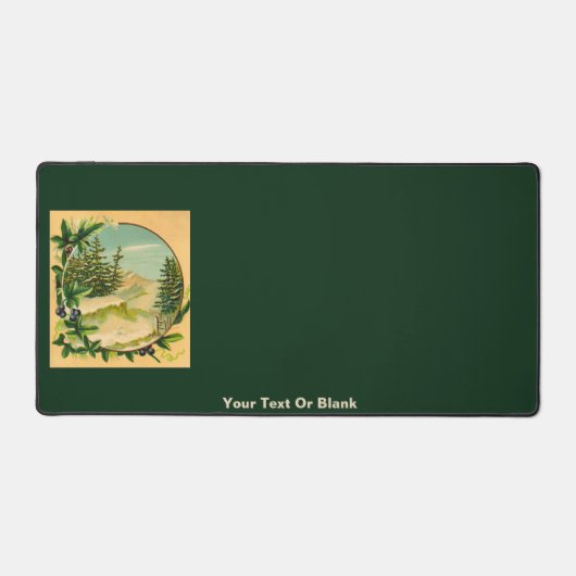 Rustikale Bergwelt Schreibtischunterlage (Vorderseite)