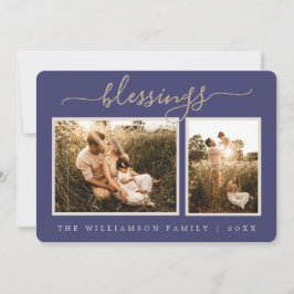 Rustikale Berries Weihnachtskarte Foto Weihnachten