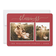 Rustikale Berries Weihnachtskarte Foto Weihnachten