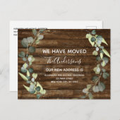 Rustikale Bewegung Ankündigung Eukalyptus Grüne (Vorne/Hinten)