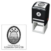 Rustikale Bienenvölker #3 Bibliotheksname Permastempel (Beispiel)