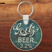 Rustikale Bierflasche Schlüsselanhänger (Vorderseite)