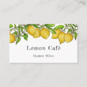 Rustikale Bio Aquarellfarben - Visitenkarte (Vorderseite)