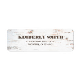 Rustikale Birch Bark Texture Hochzeit im Herbst