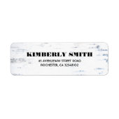 Rustikale Birch Bark Texture Wedding (Vorne)