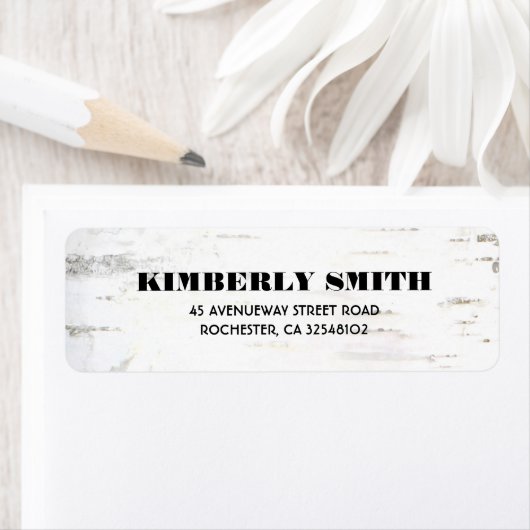 Rustikale Birch Bark Texture Wedding (Insitu)