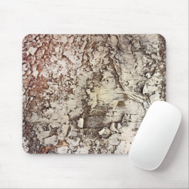 Rustikale Birch Tree Bark Mousepad