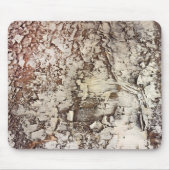 Rustikale Birch Tree Bark Mousepad (Vorne)