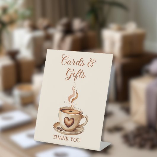 Rustikale Birdal-Duschkarten und Geschenke für Kaf Sockelschild