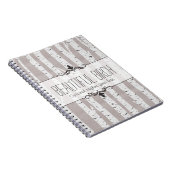 Rustikale Birkenwälder & Zweige Natürliche moderne Notizblock (Rechte Seite)