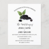 Rustikale BlackBerry zum Hochzeitsfeiern (Vorderseite)