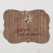 Rustikale, bläserne Laternenleuchte, die du mir ab Einladung (Vorne/Hinten)