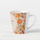 rustikale Blätter aus Holz und Bindemittel im Herb Milchtasse (Rechts)