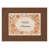 rustikale Blätter aus Holz und Bindemittel im Herb Tischdecke (Vorderseite (Horizontal))