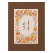 rustikale Blätter aus Holz und Bindemittel im Herb Tischdecke (Vorderseite)