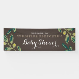 Rustikale Blätter Banner