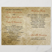 Rustikale Blätter fallen doppelt so hoch wie das H (Rückseite)