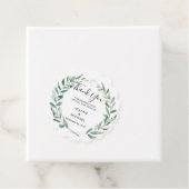 Rustikale Blätter für Wasserfarben - Hochzeit Viel Geschenkanhänger (Beispiel)