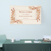 Rustikale Blätter Herbst Hochzeit im Herbst Willko Banner (Messeveranstaltung)