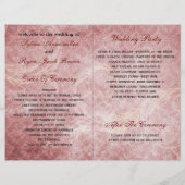 Rustikale Blätter Rotes Winterfräßprogramm (Rückseite)