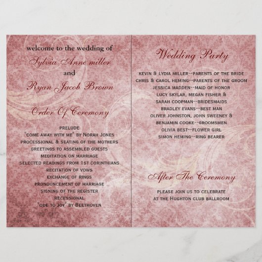 Rustikale Blätter Rotes Winterfräßprogramm (Rückseite)