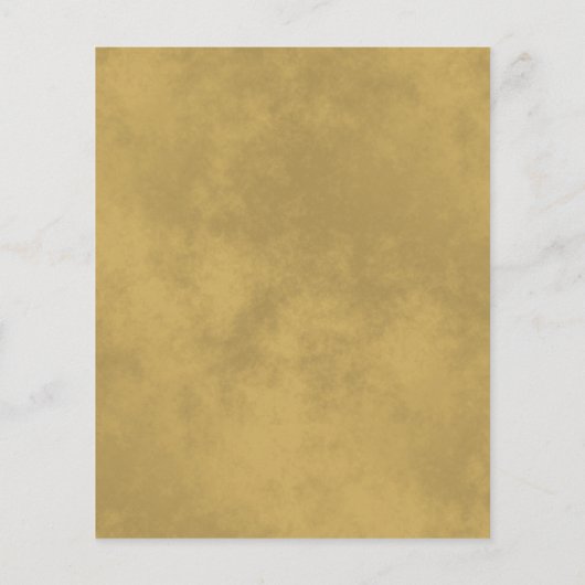 Rustikale Blätter Schwarz & Gold-HAUSHALT Einladun (Rückseite)