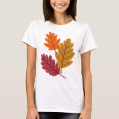 Rustikale Blätter T-Shirt (Vorderseite)