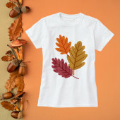 Rustikale Blätter T-Shirt