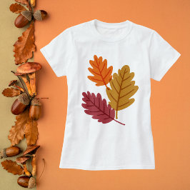 Rustikale Blätter T-Shirt