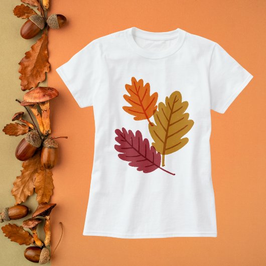 Rustikale Blätter T-Shirt