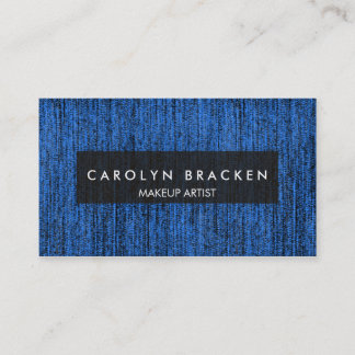 Rustikale blaue Seil-Muster-Visitenkarte Visitenkarte