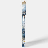 Rustikale blaue Tür mit Daisis - Kernnetz Case-Mate iPhone Hülle (Rückseite / Rechts)